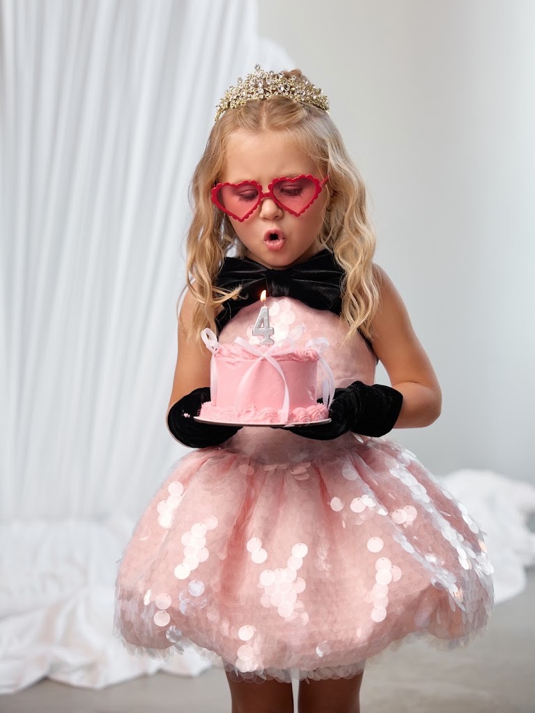 Gaun Ulang Tahun Anak Perempua - Toddler Girl Tulle Party Dress ulasan dan harga