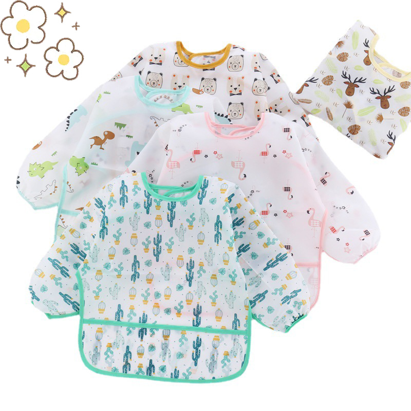 Celemek Bayi Kartun Silikon 0- - Waterproof Baby Bibs Silicone ulasan dan harga