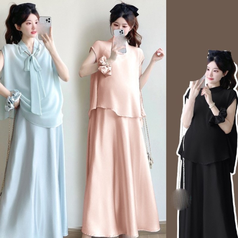 Gaun Musim Panas Wanita Hamil  - Maternity Wear ulasan dan harga