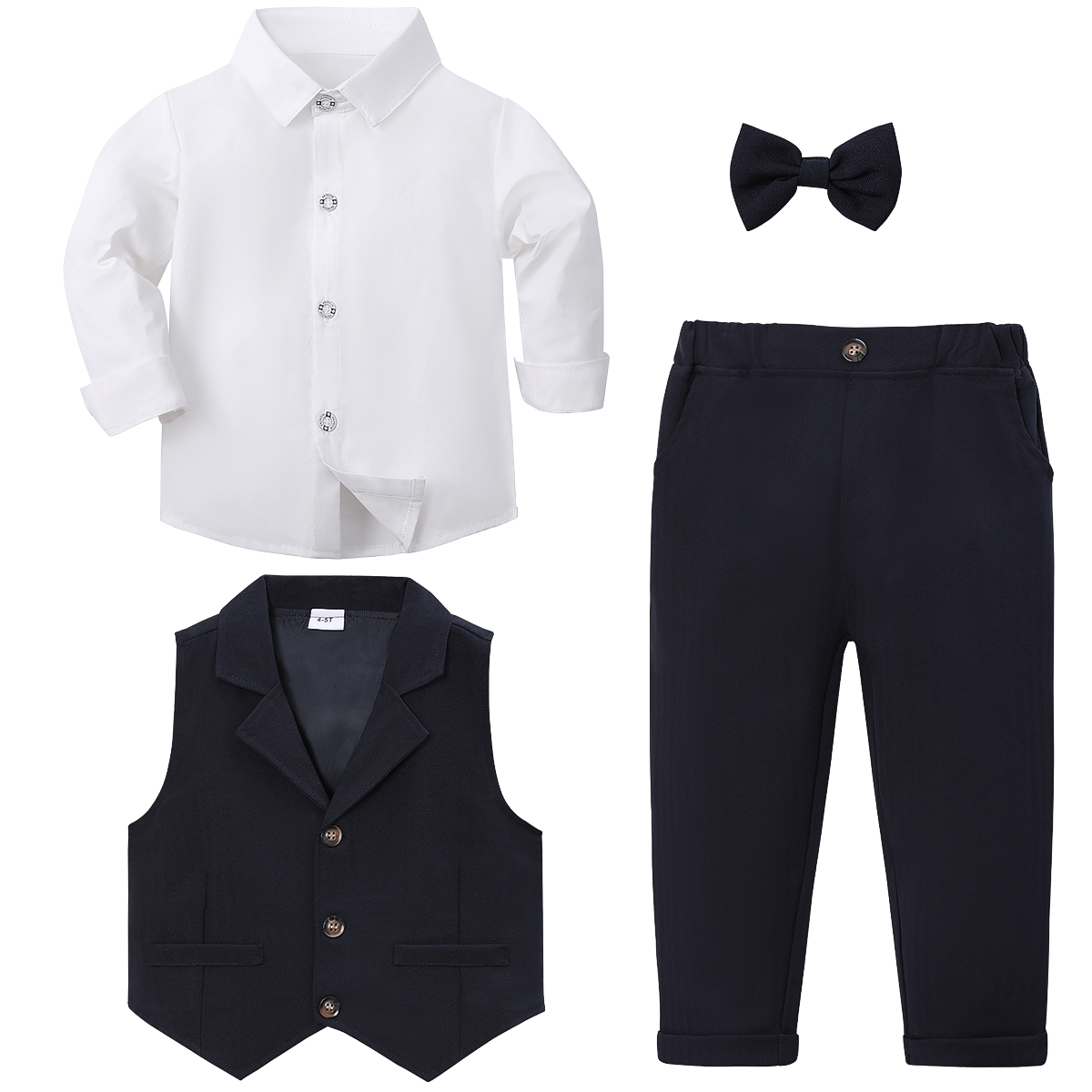 Setelan Balita Pakaian Paskah  - Baby Boy Suit Set Baptism ulasan dan harga
