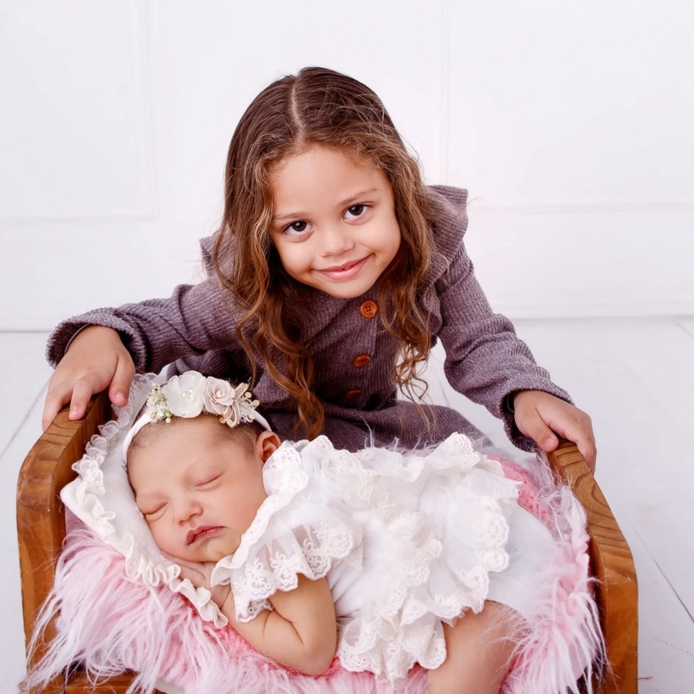 Alat Peraga Fotografi Bayi Bar - Newborn Baby Girl Romper Floral ulasan dan harga
