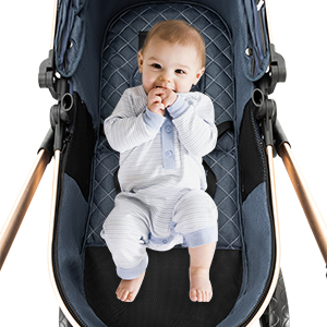 Kereta Dorong Bayi 2-in-1 Ring - Lightweight Foldable Baby Stroller Compact ulasan dan harga