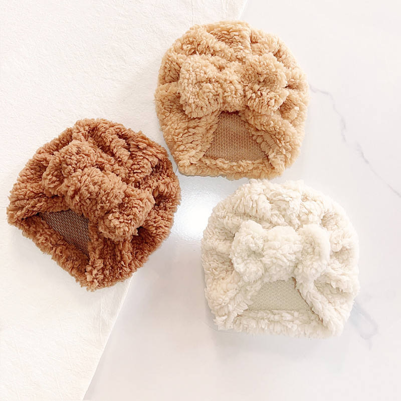 Topi Bayi Baru Lahir Lucu Mode - Infant Beanie Hat With Ears ulasan dan harga