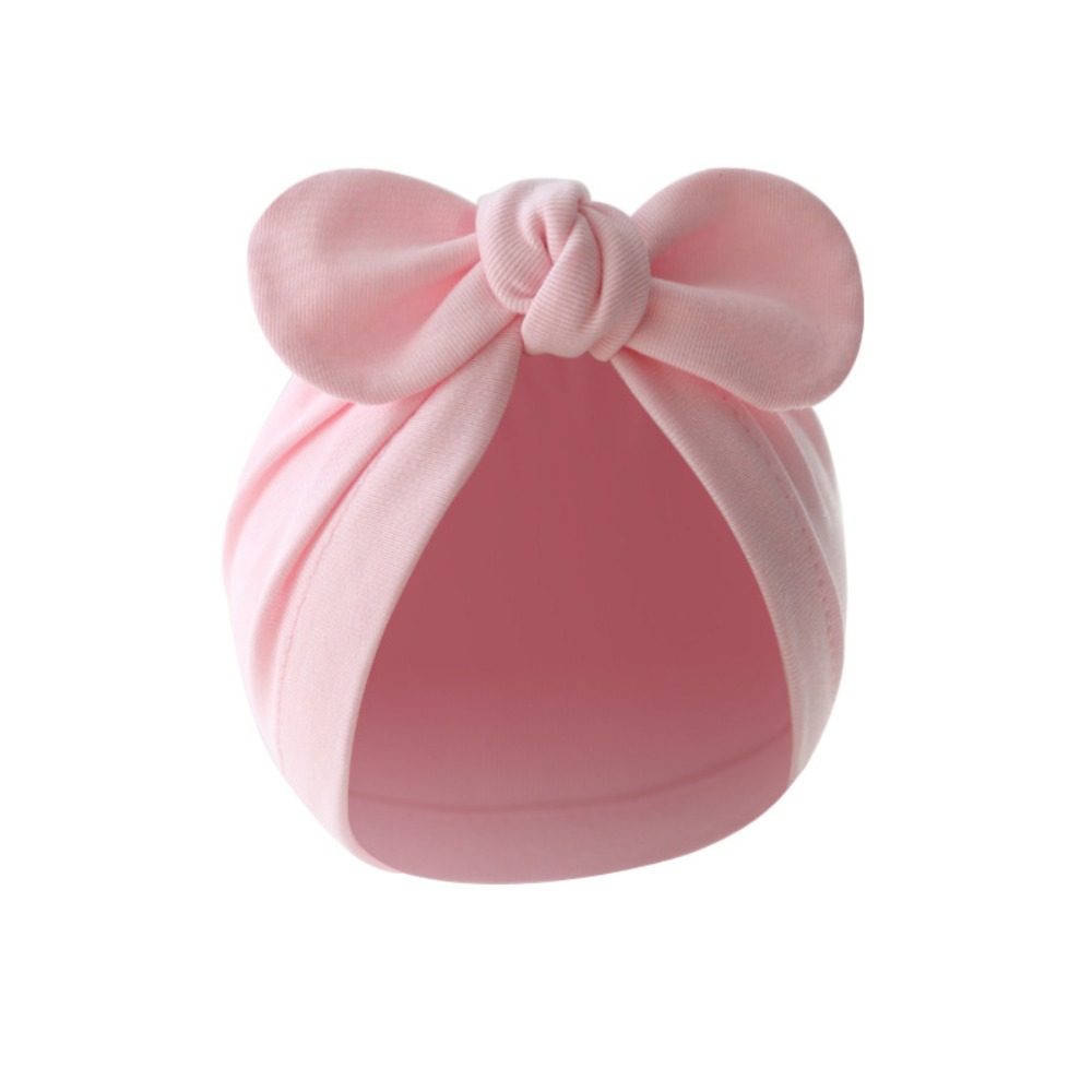 Topi Simpul Bunga Lucu Topi Te - Infant Beanie Hat With Ears ulasan dan harga